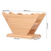 Bamboo Coffee Filter Paper Holder Hand Drip Coffee Filter Paper