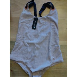 Tavik Axel One Piece matte geo Swimsuit, clay/evening blue new with tags medium