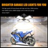 ELIVERN 100W LED Garage Lights,10000 Lumens Daylight LED Light,Deformable Garage