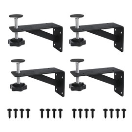 4Pcs Undermount Sink Brackets, Sink Repair Kit, Adjustable Undermount Sink Support, Undermount Kitchen Sink Brackets, for Narrow Cabinet