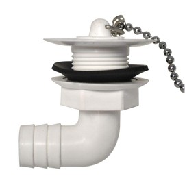 Drain Valve 3/4 Inch White 90° Loose