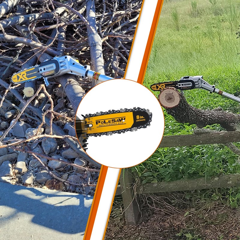 LikeLion 8-inch Pole Saw Replacement Bar DWZCSB8, DCPS620B, Fit for