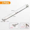 OioTuyi Pack of 2 flap holders, flap hinge, all-metal folding
