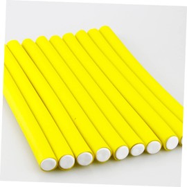 FRCOLOR 20pcs Cold Perm Hair Curler Multifunction Curling Rods Air Curler Jumbo Rollers Long Spiral Curls No Heat Random Color