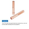 HARFINGTON 10pcs 13N23 TIG Welding Collet 3/32" (2.4mm) Copper Tungsten