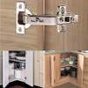 2 Pack 135 Degree Folden Door Hinges,Corner Kitchen Cabinet/Folden Door