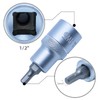CCLIFE Hexagonal Socket 5 mm, 1/2 Inch Hex Bit Socket,