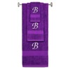 BY LORA Custom Embroidered Terry Cotton Ring Spun Bath Towel,