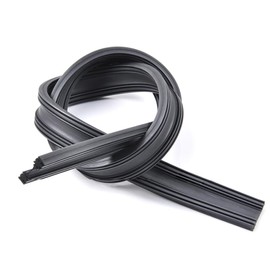 Lubestteam Universal frameless wiper rubber strip, replaceable, adjustable length, wiper strip set 6Pcs 28 Inches