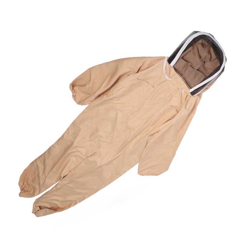 Beekeeping Suit Canvas Full Body Beekeeper Outfit Protective Clothing with