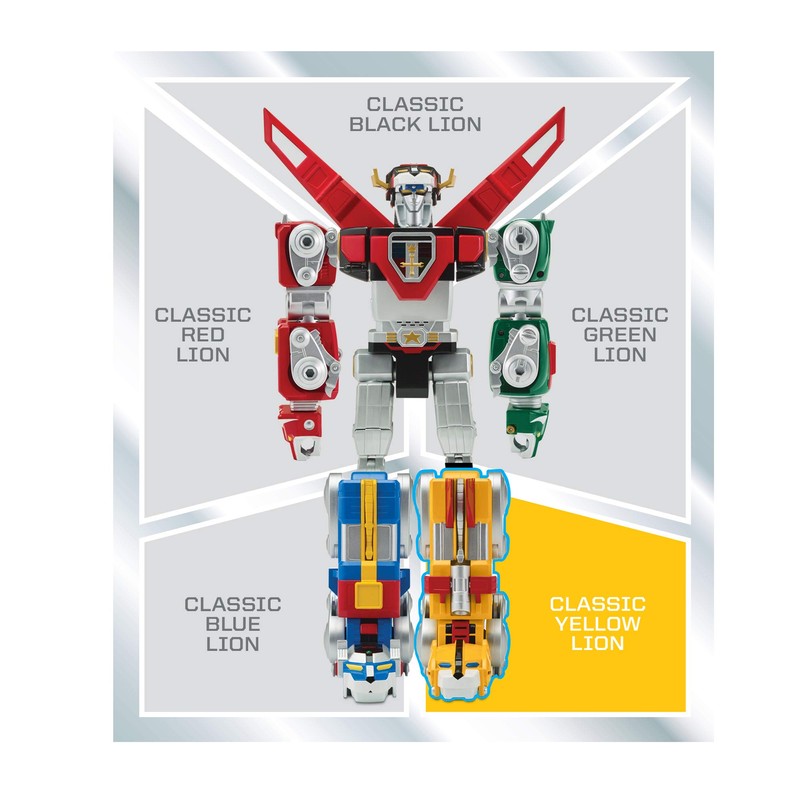 Voltron Classic Combining Yellow Lion Action Figure