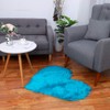 uxcell Heart Shaped Love Soft Faux Sheepskin Fur Plush Area