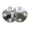 DIY Partner 2-Piece Drop Hinge, Chrome Plated/GB Plated, Recessed Type