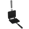 Belgian Cast Aluminium Non-Stick Waffle Iron for Gas Cooker Waffle