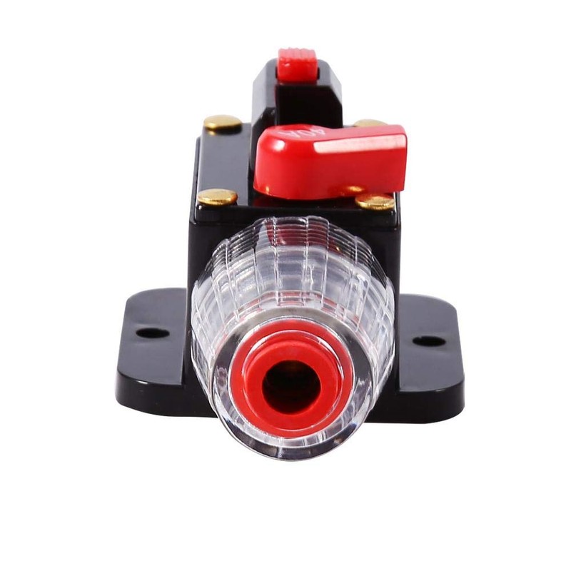 12V DC 40A Circuit Breaker Set Manual Reset Waterproof Circuit
