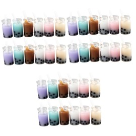 TEHAUX Sets Diy Resin Jewelry Set Bead Kit for Jewelry Making Smoothie Cup Earring Pendant Charms for Home Decor Pcs