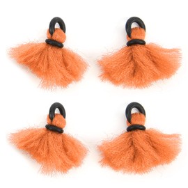 Vbestlife Fly Fishing Strike Indicators,4pcs Fly Fishing Float Yarn Strike Indicators Drift Hook Positioning Floats Bobbers(orange)