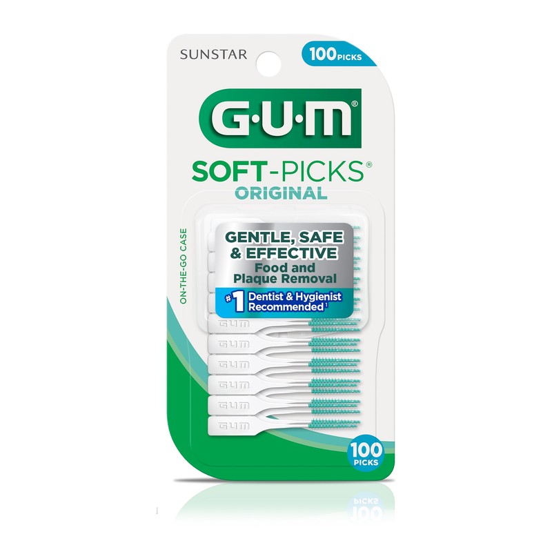 GUM Soft-Picks Original, Easy to Use Dental Picks for Teeth
