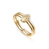 PAVOI 14K Gold Plated Stacking Rings for Women | Classy