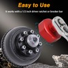 KPALAG Aluminum Trailer Axle Hub Oil Bath Cap Wrench Compatible