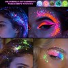 Gel de glitter fluorescente para rostro y cuerpo 6 colores