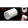 sourcing map 25mm Straight PVC Pipe Fitting Coupling Adapter Connector