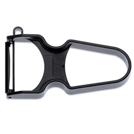 Giesser Since 1776 - Made in Germany - Peeler, Coated Blade, Blade Movable, Black, Kitchen Accessory, 8249 Rap