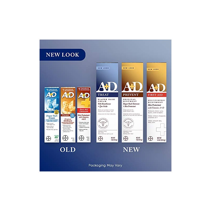 A&D A+D Zinc Oxide Cream, 1.5 Ounce