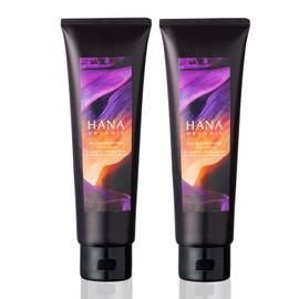 HANA ORGANIC Color Conditioner, Hair Color Treatment, Gray Hair, Diamine Free, Plant Derived, Dark Brown, 6.3 oz (180 g), Set of 2