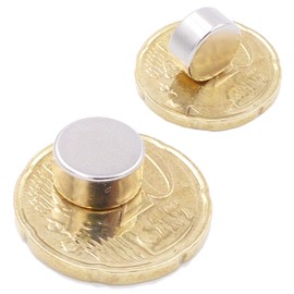 Brudazon 20 Mini Disc Magnets 10 x 5 mm N52 Strongest Level Neodymium Magnets Ultra Strong Power Magnet for Model Making, Photo, Whiteboard, Notice Board, Fridge, Crafts, Magnetic Disc Extra Strong