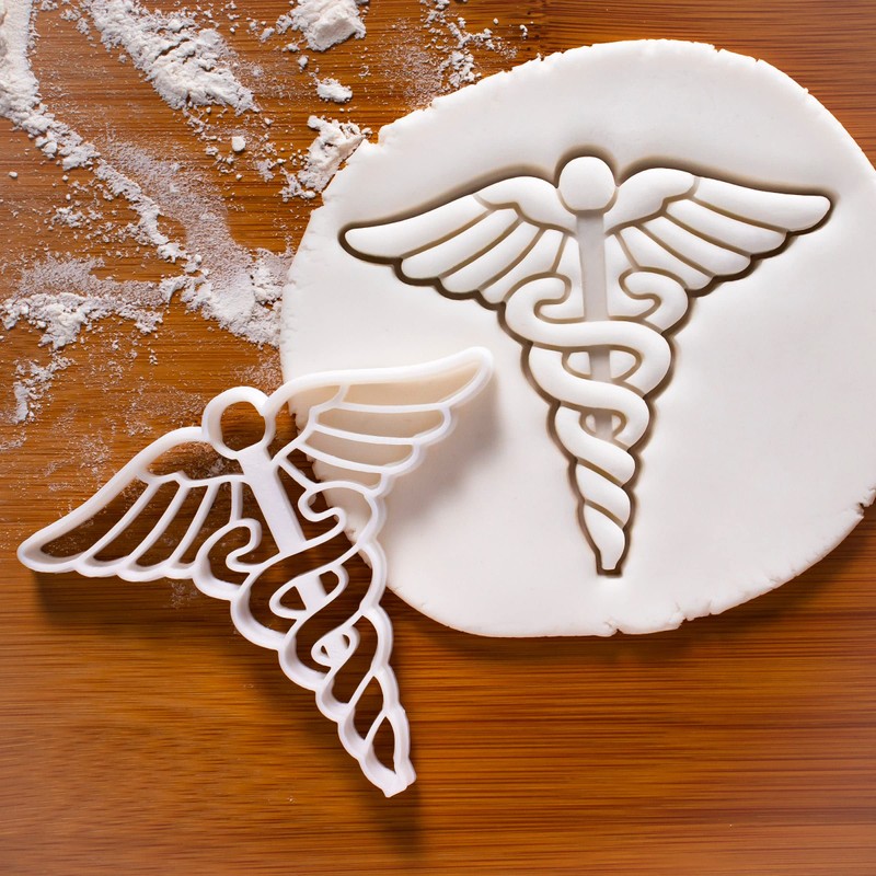 Caduceus Cookie Cutter, 1 Piece - Bakerlogy