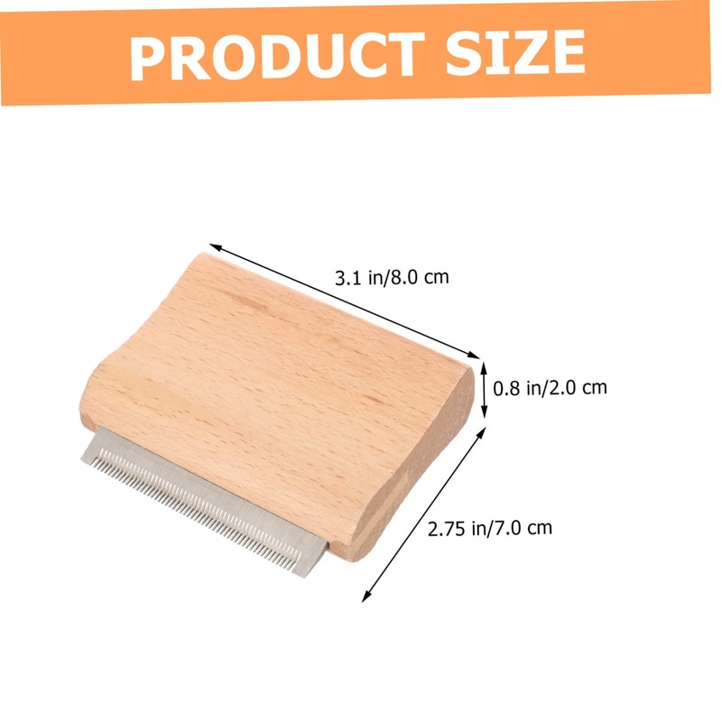 Kisangel 2pcs Grooming Tools Deshedding Brush Horse Hair Comb Comfortable