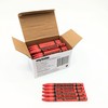 Craytastic! Bulk Wrapped Crayons Box of 52 (RED) for Crafting,