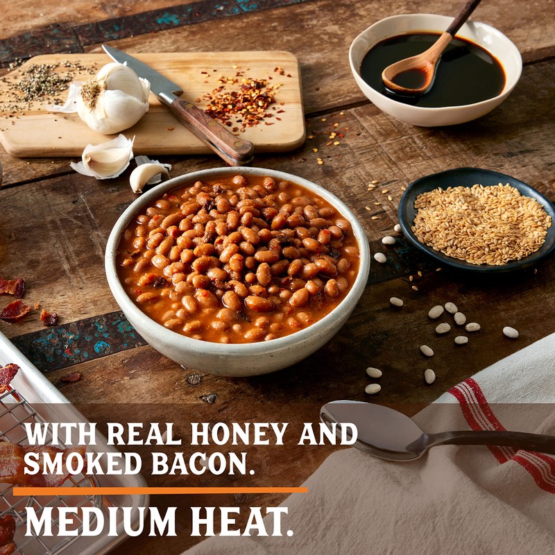 SERIOUS Bean Co Hot Honey Baked Beans with Real Honey