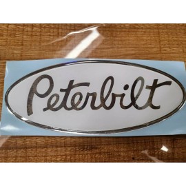 Peterbilt white replacement peterbilt decal emblem genuine oem size and fit universal p330