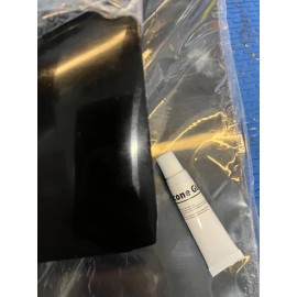 Black Heat Resistant Thin Silicone Grade Rubber Gasket Sheet 12 by 12 inch,1/25