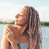 Hair Jewelry Rings Hair Decorations, Aluminum Dreadlocks Beads Metal Cuffs,