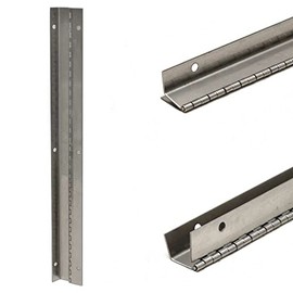 Jet Boat Offset Piano Hinge 400135 | 20 Gauge Steel 15 x 1 3/4 Inch