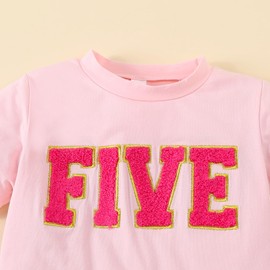 LYQTloml Toddler Kids Baby Girl Birthday Outfit Two/Three/Four/Five/Six Embroidery T-shirt Colorful Tutu Skirts Summer Clothes 2PCS