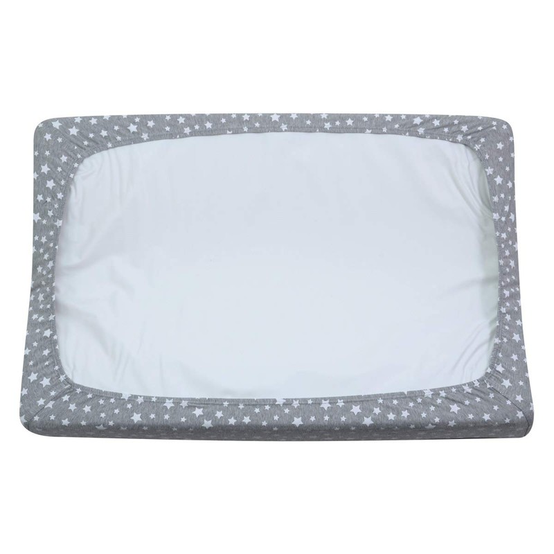 JYOKO Kids Cover for Changing Mat (White Star, 80 x