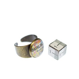 Miniblings Choose A City Customized Ring Cities City Berlin München Germany, Town:Nürnberg