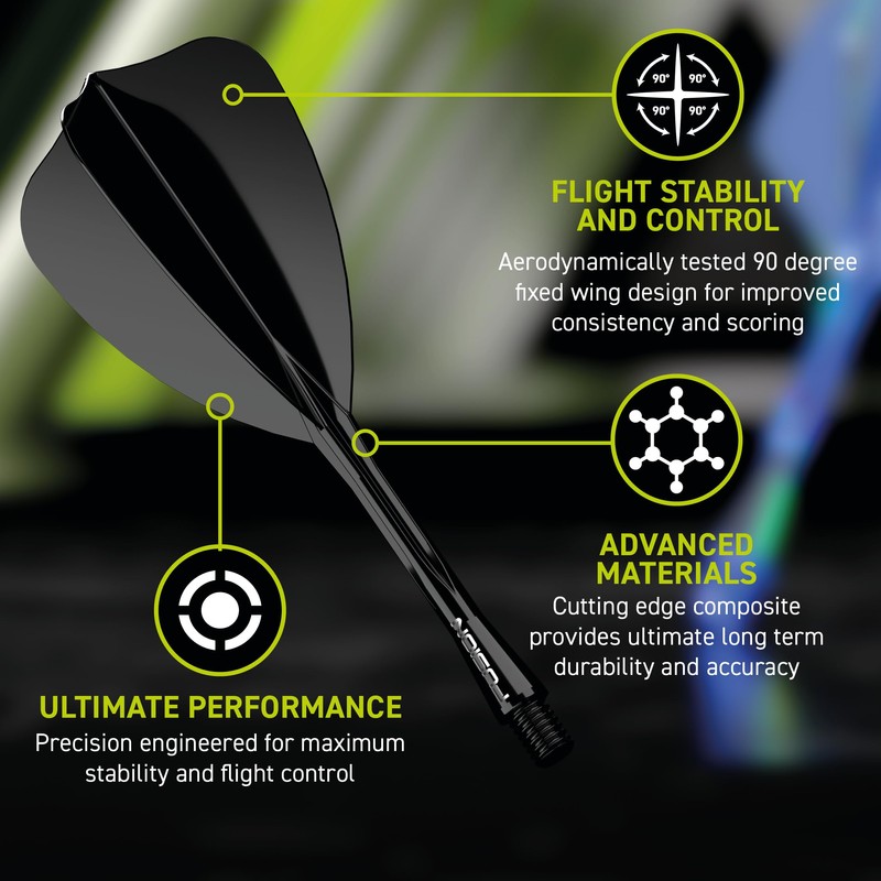 WINMAU Darts Fusion Integrated Flight & Shaft System - Arrow