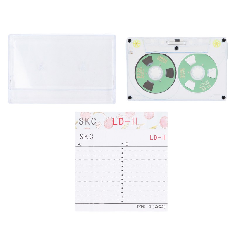 Blank Cassette Tapes for Recording Audio Tapes Low Noise High