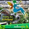 VFM - Garden Fairy Sign Metal Fairy Welcome Sign -