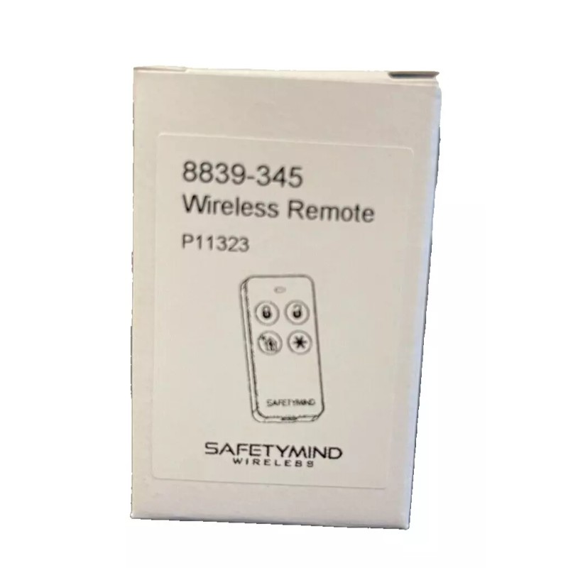 Honeywell Brand New Safetymind Wireless 8839-345 Wireless Remote Keyfob Honeywell