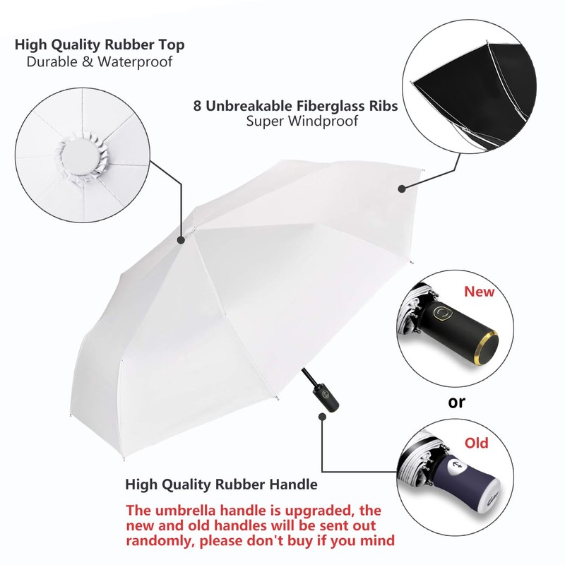 CUBY Compact Foldable Pocket Umbrella Windproof Rainproof UV Umbrella Auto