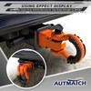 AUTMATCH Shackle Hitch Receiver 2 Inch - 3/4" D Ring