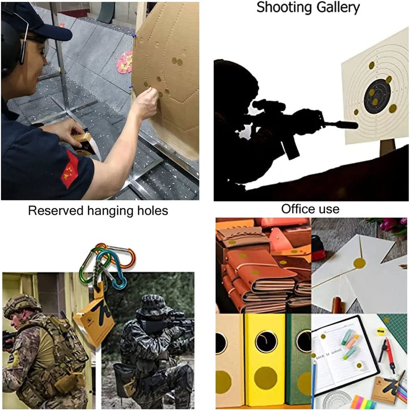 Design-Pie Target Pasters for Shooting, 0.8 Inch Round Target Stickers,