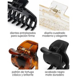 Pinzas Para Cabello de 14 Piezas,Pinzas Para El Cabello Antideslizantes