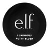 e.l.f. Luminous Putty Blush, Putty-to-Powder, Buildable with Subtle Shimmer, Highly